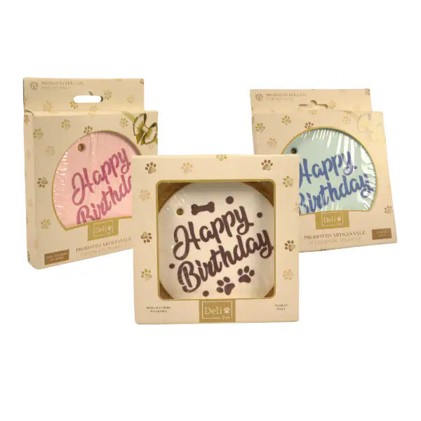 Delì Pet Torta di Compleanno Auguri Snack per cani   bauzaarit.myshopify.com