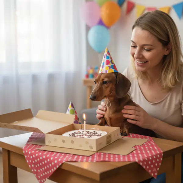 Delì Pet Torta di Compleanno Auguri Snack per cani   bauzaarit.myshopify.com