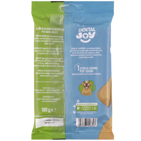 DentalJoy Dog Adult Medium/Large Snack Dentali Vegetale   bauzaarit.myshopify.com
