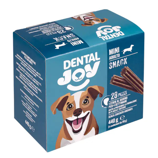 DentalJoy Dog Adult Mini Snack Dentali  28 pezzi bauzaarit.myshopify.com
