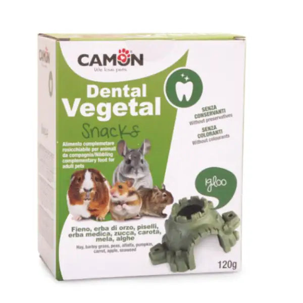Dental Vegetal Igloo Snack per roditori Camon   bauzaarit.myshopify.com