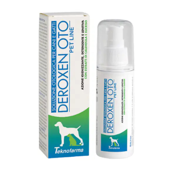 Deroxen Pet Line Oto soluzione auricolare igienizzante Teknofarma   bauzaarit.myshopify.com
