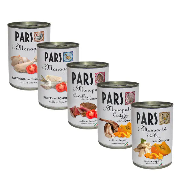 Dieta Pars MonoPatè Grain Free monoproteico 395 gr   bauzaarit.myshopify.com