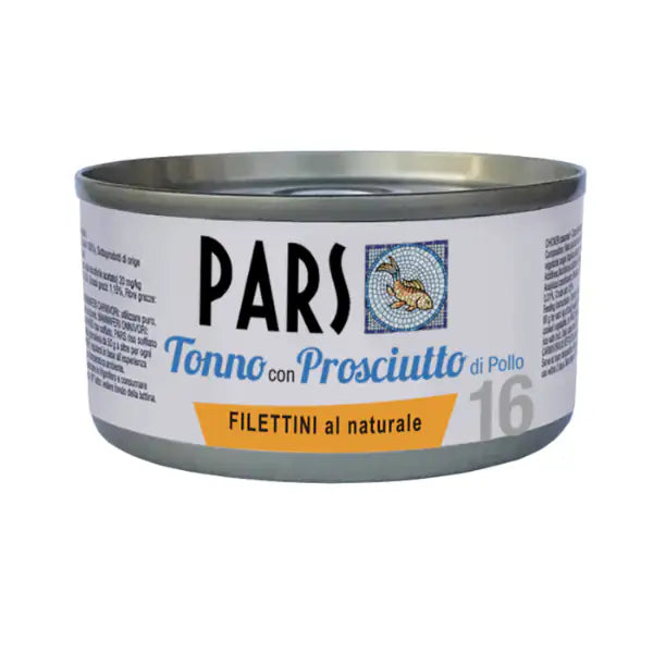 Dieta Pars Umido Filettini al naturale 85 gr  Tonno con prosciutto di pollo bauzaarit.myshopify.com
