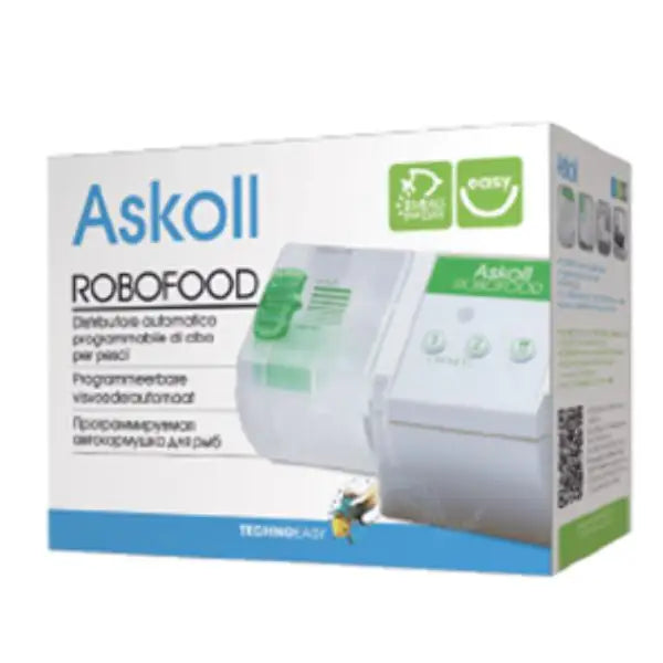Distributore automatico programmabile di cibo per pesci Robofood Askoll   bauzaarit.myshopify.com