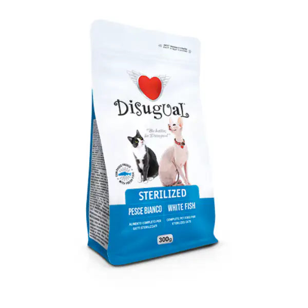 Disugual Cat Sterilised Pesce bianco  300 gr (scadenza: 03/06/2026) bauzaarit.myshopify.com