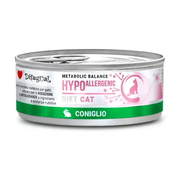 Disugual Diet Cat Metabolic Balance Patè Hypoallergenic 85 gr  Coniglio bauzaarit.myshopify.com