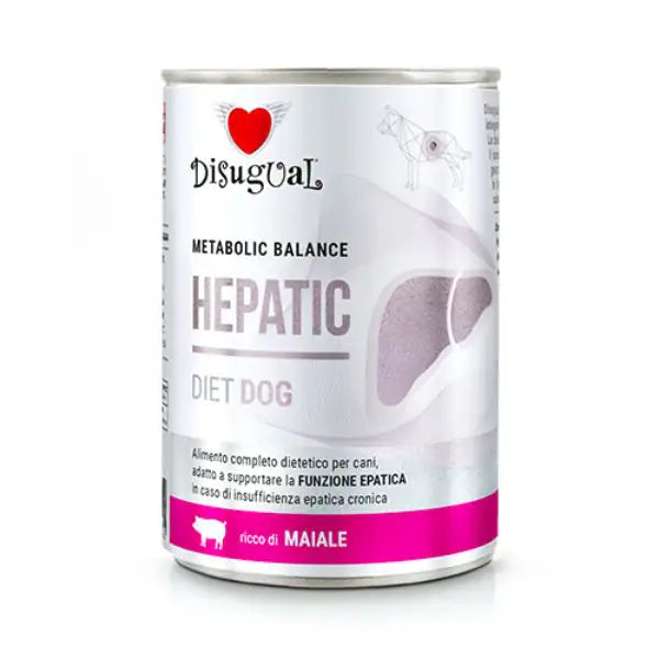 Disugual Diet Dog Metabolic Balance Patè Hepatic 400 gr  Maiale bauzaarit.myshopify.com