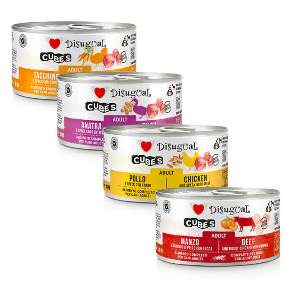 Disugual Dog Adult Cubes 150 gr   bauzaarit.myshopify.com