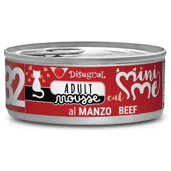 Disugual Mini Me Cat Adult Mousse 85 gr  Manzo bauzaarit.myshopify.com