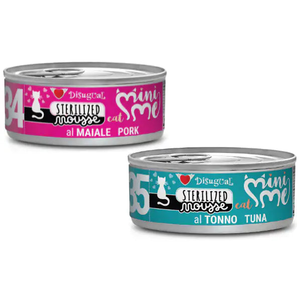 Disugual Mini Me Cat Sterilized Mousse 85 gr   bauzaarit.myshopify.com