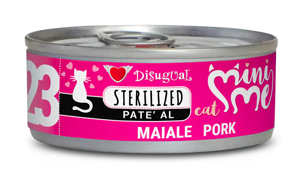 Disugual Mini Me Cat Sterilized Patè 85 gr  Maiale bauzaarit.myshopify.com