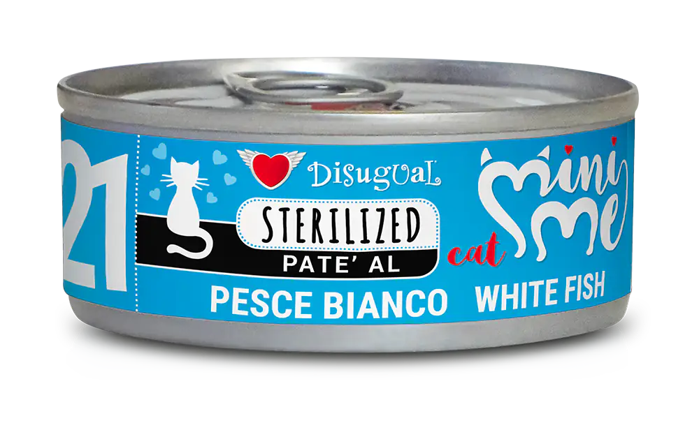 Disugual Mini Me Cat Sterilized Patè 85 gr  Pesce bianco bauzaarit.myshopify.com