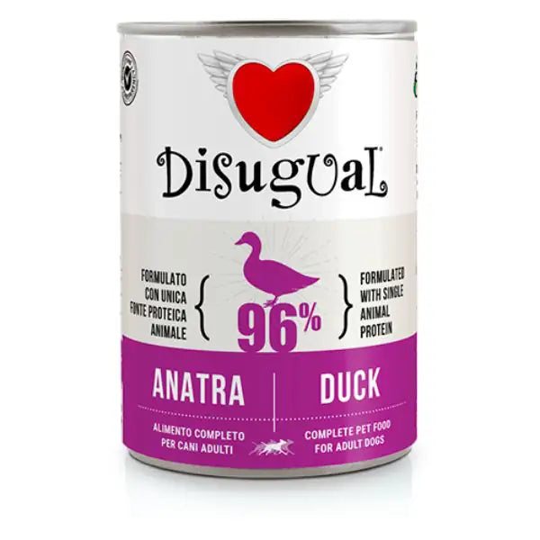 Disugual Monoproteico Grain Free 400 gr  Anatra bauzaarit.myshopify.com