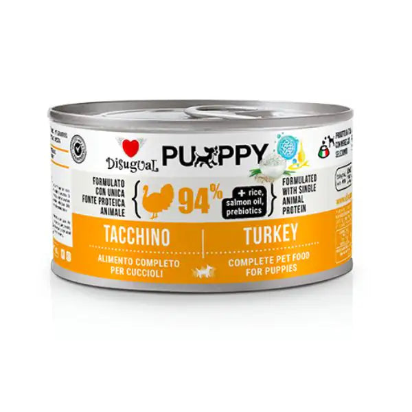 Disugual monoproteico Puppy 150 gr  Tacchino bauzaarit.myshopify.com