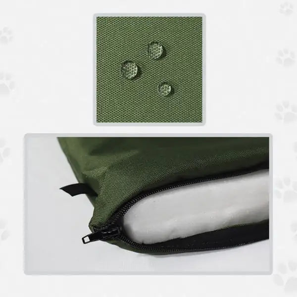 Divanetto Tecnico rettangolare completamente sfoderabile Idrorepellente Verde Nasonero   bauzaarit.myshopify.com