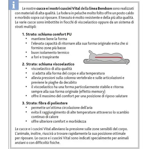 Divano ortopedico per cani in Memory Foam Vital Benson Trixie   Bauzaar.it