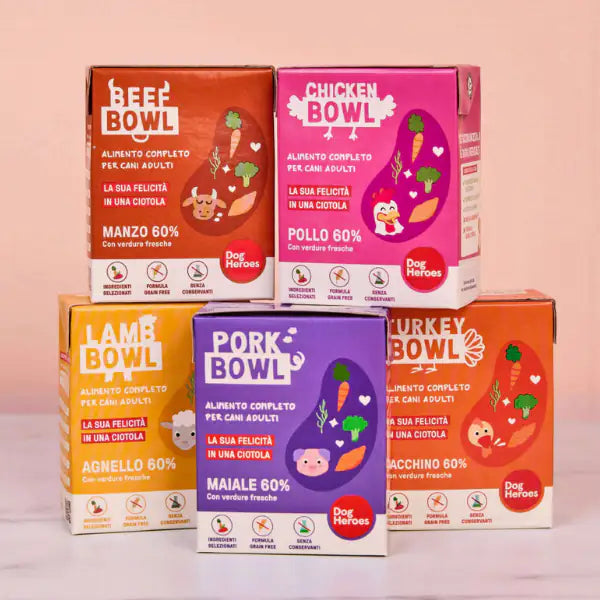 Dog Heroes Adult All Breeds Bowl Monoproteico Grain Free 390 gr   bauzaarit.myshopify.com