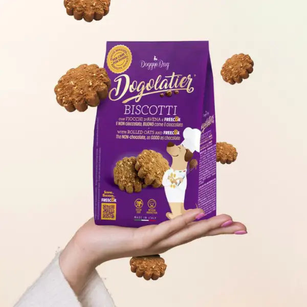 DoggyeBag Dogolatier Biscotti artigianali snack per cani 180 gr  Biscotti con fiocchi d'avena Bauzaar.it