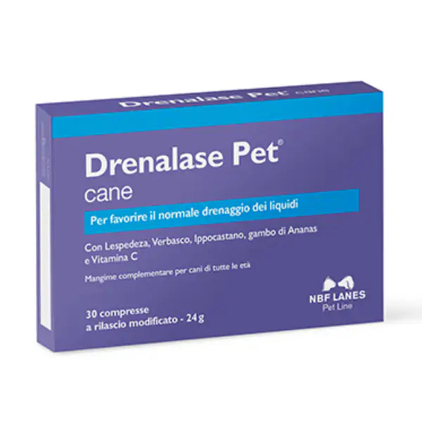 Drenalase Pet Cane drenaggio dei liquidi NBF Lanes  Confezione da 30 compresse bauzaarit.myshopify.com