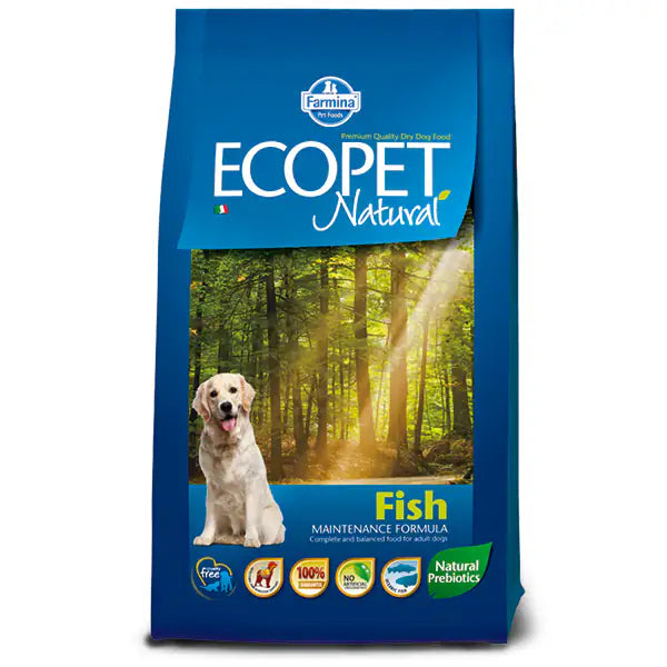 Ecopet Natural Pesce Medium  12 kg bauzaarit.myshopify.com