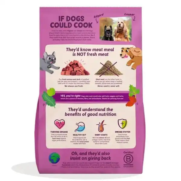 Edgard & Cooper Adult Grain Free Anatra e Cervo   bauzaarit.myshopify.com