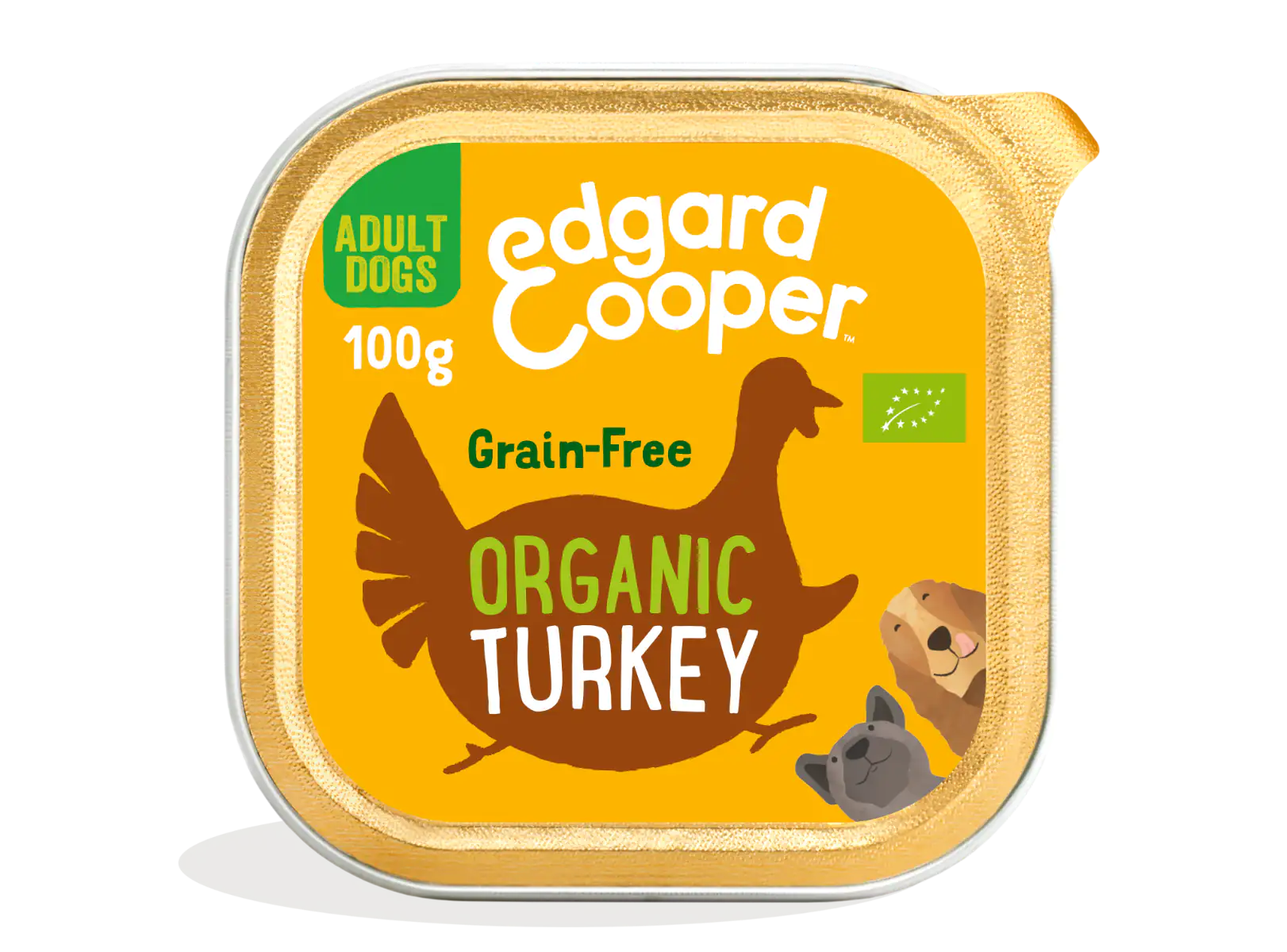 Edgard & Cooper Adult Grain Free Bio 100gr  Bio Tacchino bauzaarit.myshopify.com