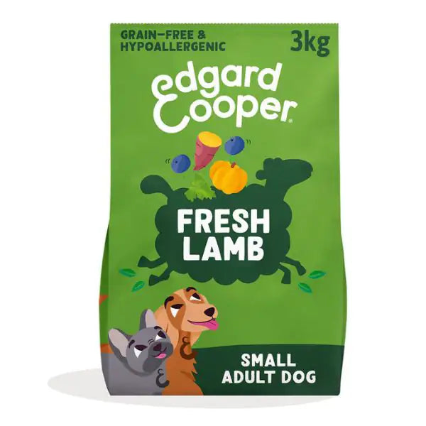 Edgard & Cooper Adult Small Grain Free Agnello  3 kg bauzaarit.myshopify.com