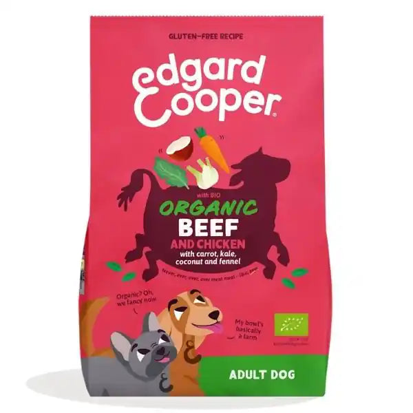 Edgard & Cooper Bio Organic Adult Manzo e Pollo  7 kg bauzaarit.myshopify.com
