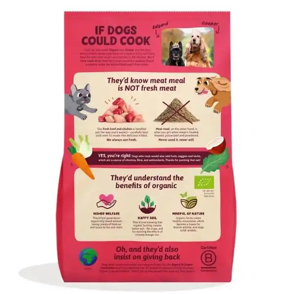 Edgard & Cooper Bio Organic Adult Manzo e Pollo   bauzaarit.myshopify.com