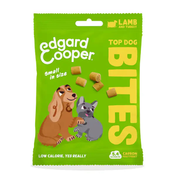 Edgard & Cooper Bites snack per cani Small Breeds Low Fat Grain Free 50 gr  Agnello e Tacchino bauzaarit.myshopify.com