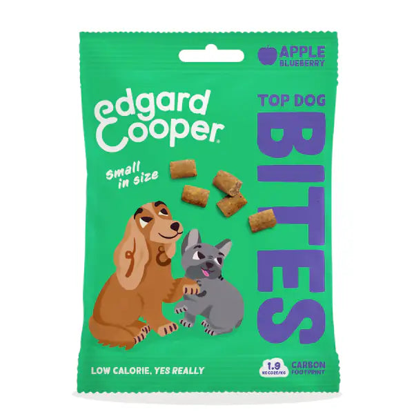 Edgard & Cooper Bites snack per cani Small Breeds Low Fat Grain Free 50 gr  Mela e mirtillo bauzaarit.myshopify.com