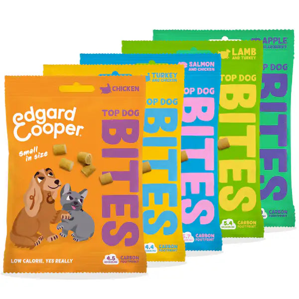 Edgard & Cooper Bites snack per cani Small Breeds Low Fat Grain Free 50 gr   bauzaarit.myshopify.com