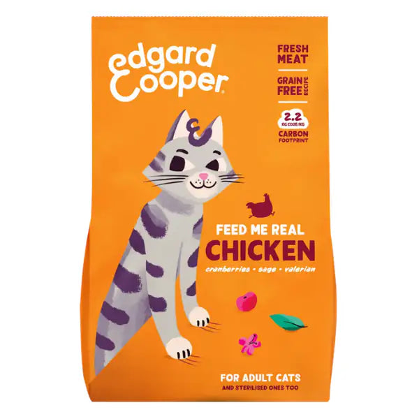 Edgard & Cooper Cat Adult Grain Free Pollo  325 gr bauzaarit.myshopify.com