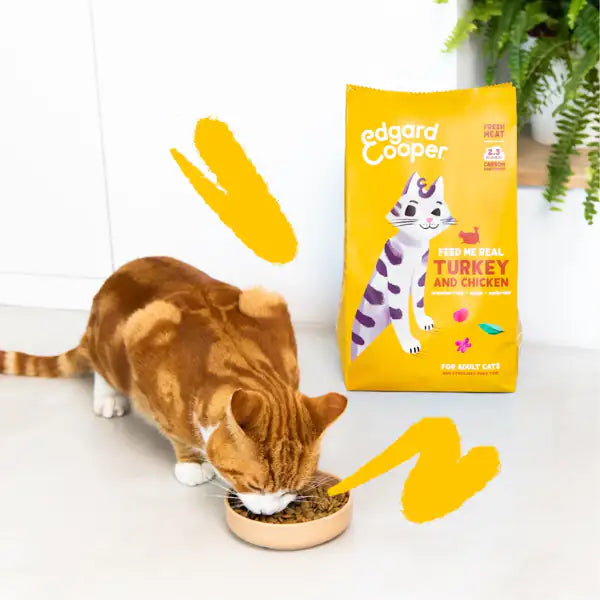 Edgard & Cooper Cat Adult Grain Free Pollo e Tacchino   bauzaarit.myshopify.com