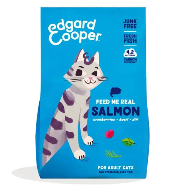Edgard & Cooper Cat Adult Grain Free Salmone   bauzaarit.myshopify.com