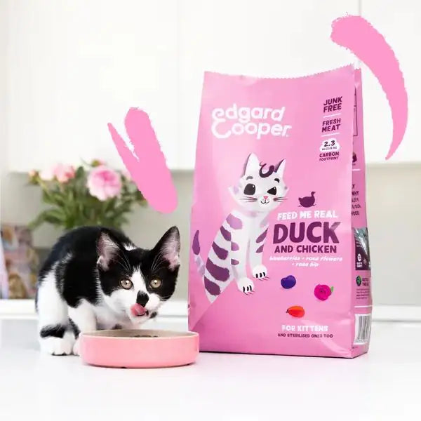 Edgard & Cooper Cat Kitten Grain Free Anatra e pollo   bauzaarit.myshopify.com