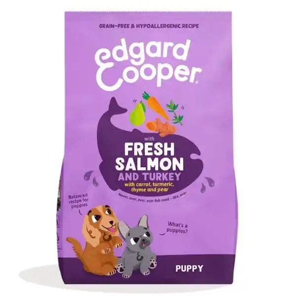 Edgard & Cooper Puppy Grain Free Salmone e Tacchino  12 kg bauzaarit.myshopify.com