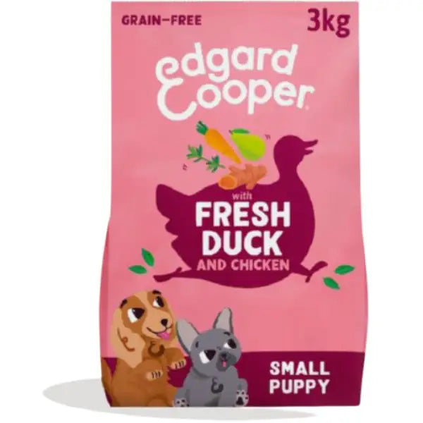 Edgard & Cooper Puppy Small Grain Free Anatra e Pollo  3 kg bauzaarit.myshopify.com