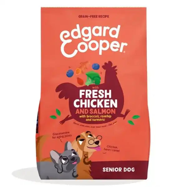 Edgard & Cooper Senior Grain Free Pollo e Salmone  2,5 kg bauzaarit.myshopify.com
