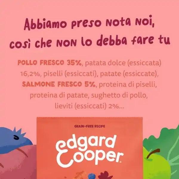 Edgard & Cooper Senior Grain Free Pollo e Salmone   bauzaarit.myshopify.com