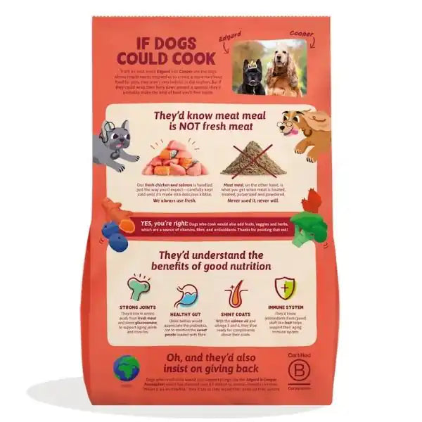 Edgard & Cooper Senior Grain Free Pollo e Salmone   bauzaarit.myshopify.com