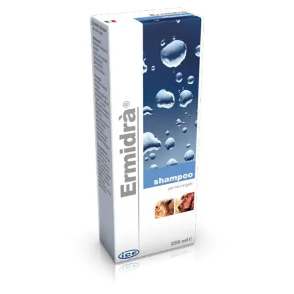 Ermidrà Shampoo idratante Anti Secchezza ICF per cani e gatti  250 ml bauzaarit.myshopify.com