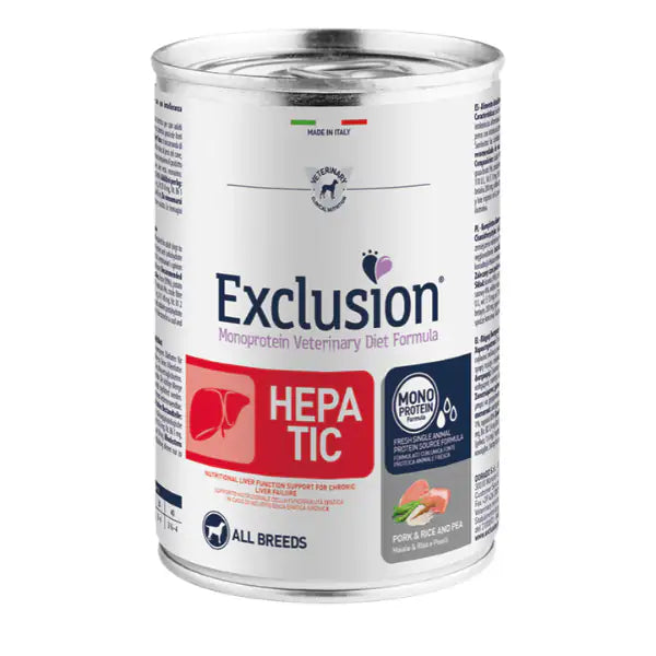 Exclusion Diet Hepatic Monoprotein All Breeds 400 gr  Maiale bauzaarit.myshopify.com