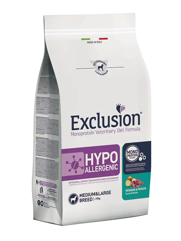 Exclusion Diet Hypoallergenic Medium/Large Breed Cervo e Patate   bauzaarit.myshopify.com