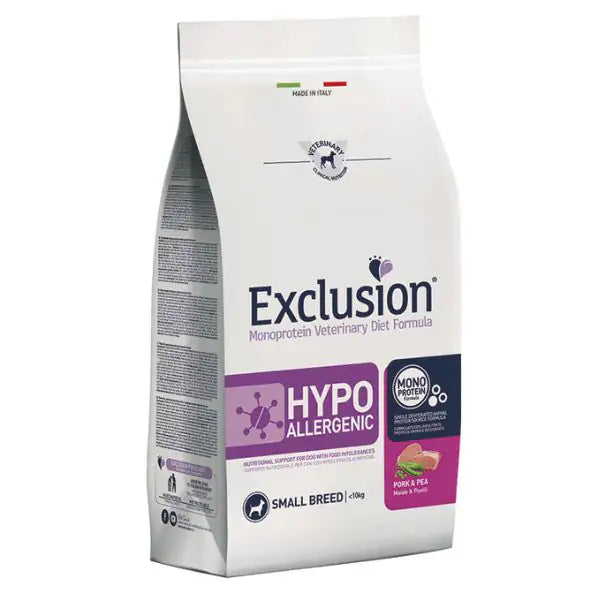 Exclusion Diet Hypoallergenic Small Breed Maiale e Piselli   bauzaarit.myshopify.com