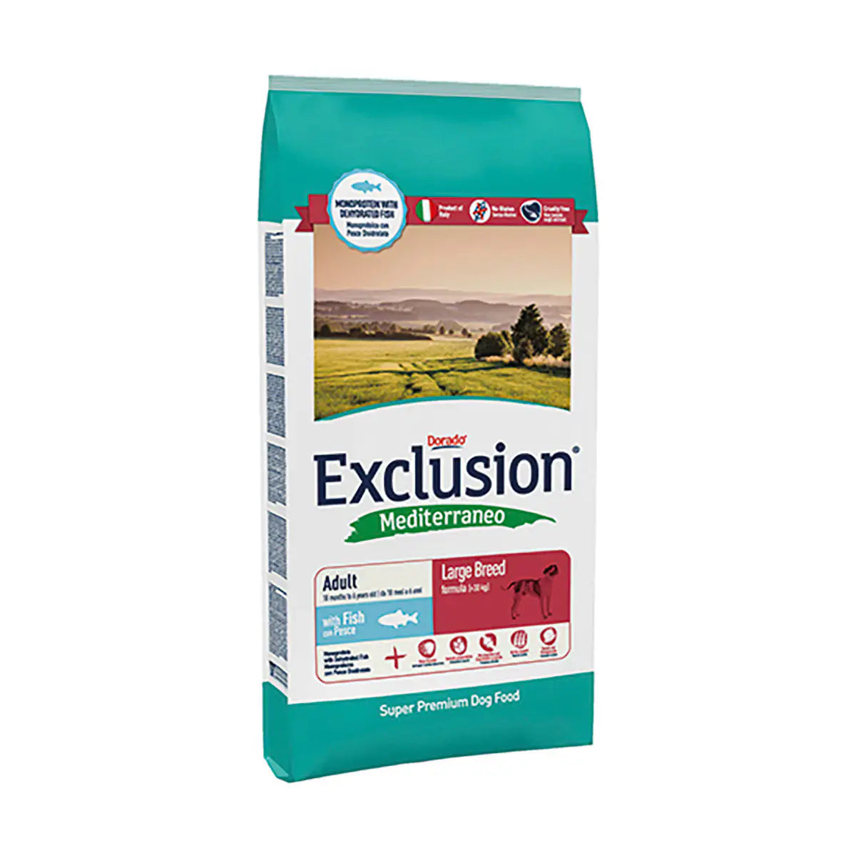 Exclusion Mediterraneo Adult Large Breed Tonno   bauzaarit.myshopify.com