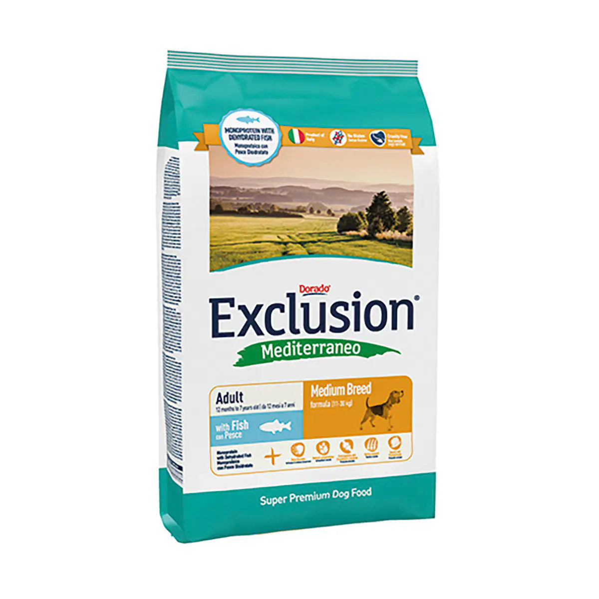 Exclusion Mediterraneo Adult Medium Breed Tonno   bauzaarit.myshopify.com