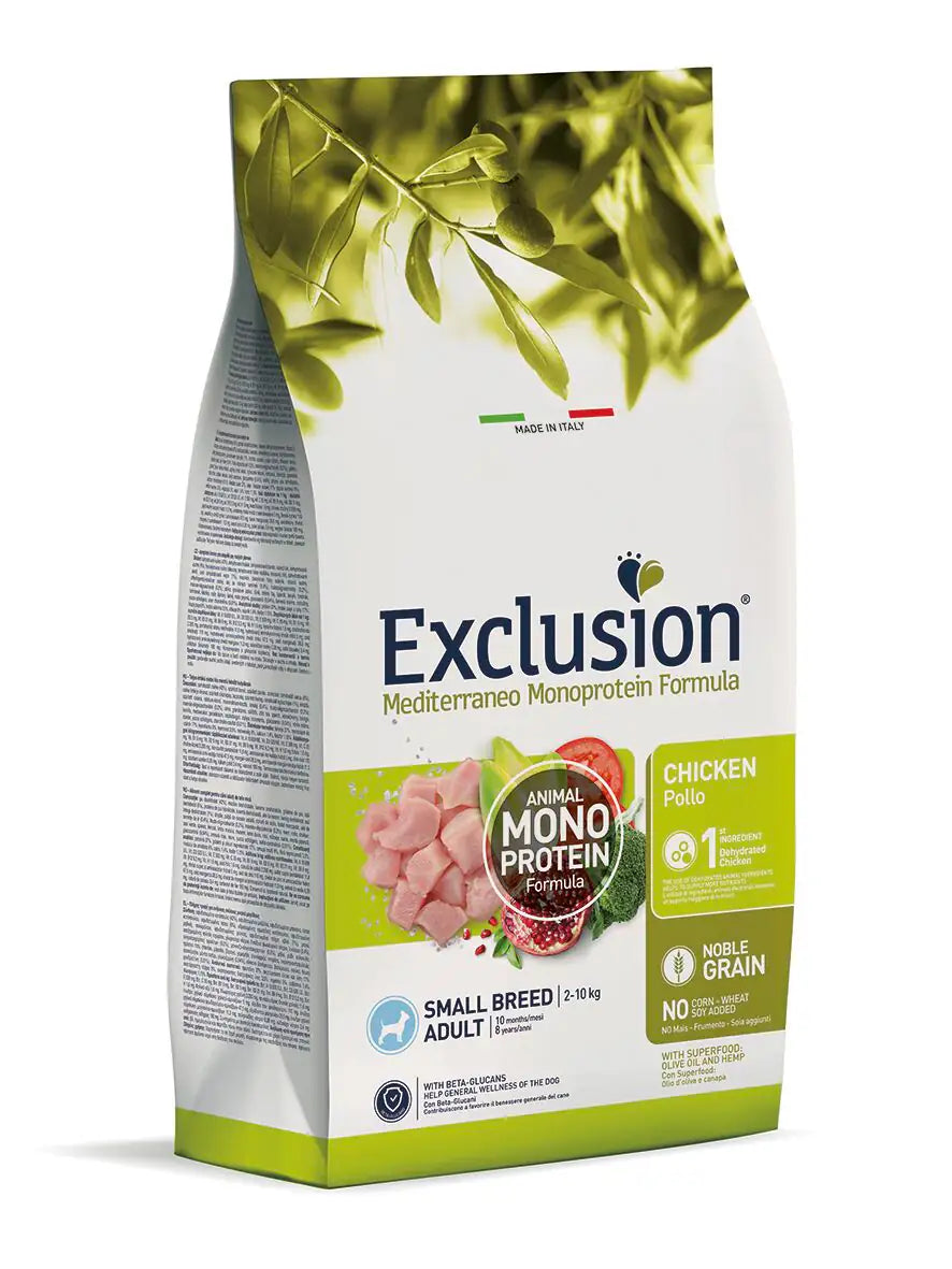 Exclusion Mediterraneo Adult Small Breed Pollo  2 kg bauzaarit.myshopify.com
