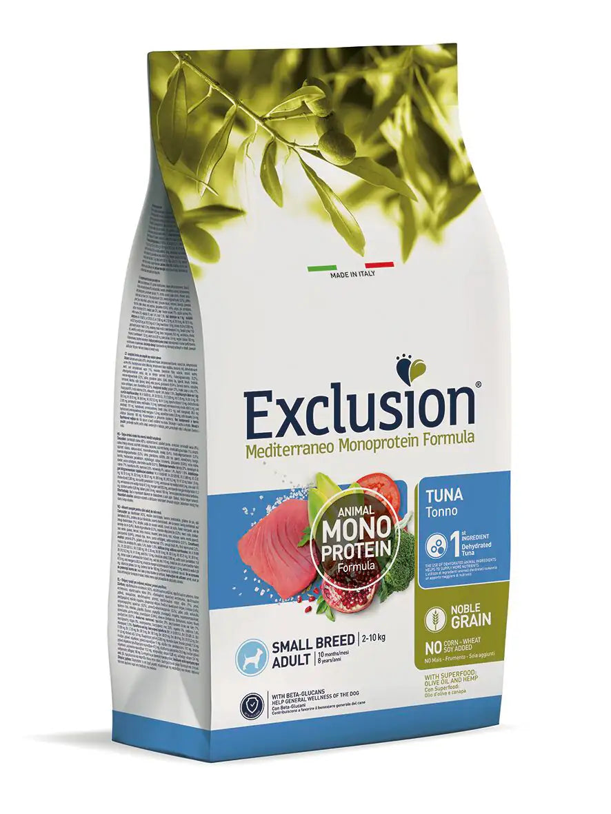 Exclusion Mediterraneo Adult Small Breed Tonno   bauzaarit.myshopify.com